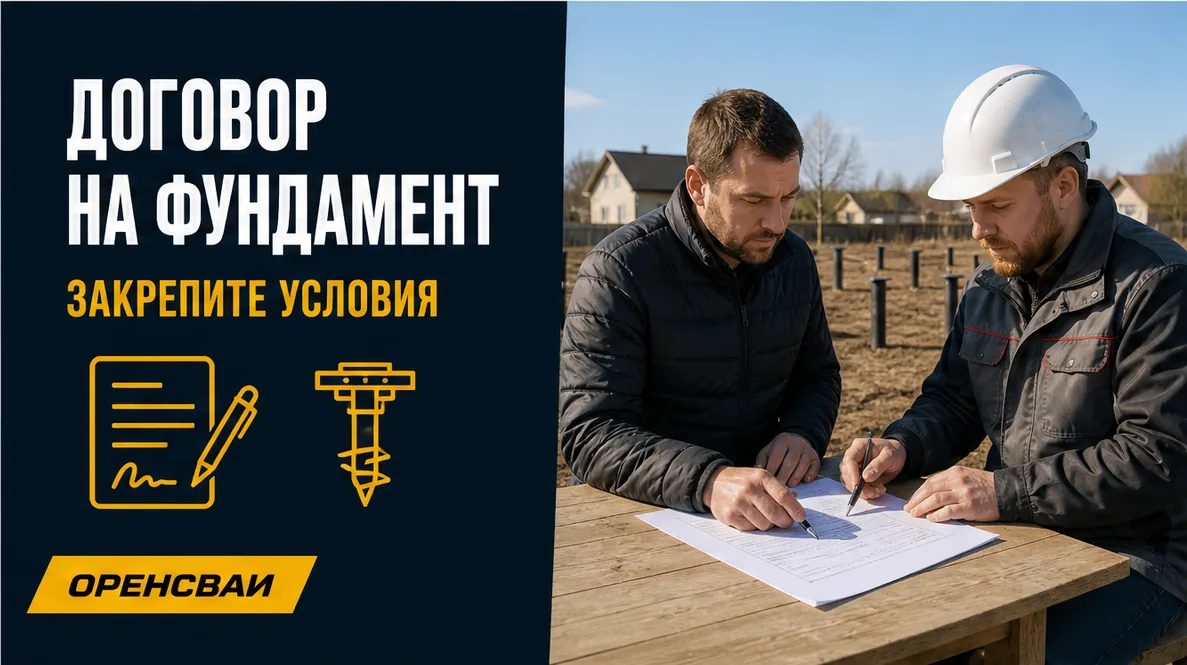 Договор подряда на монтаж фундамента: 5 пунктов, которые защищают заказчика