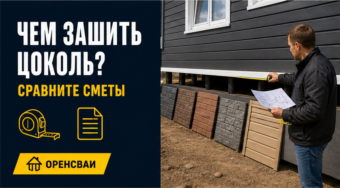 Чем зашить цоколь на сваях: как сравнить сметы за м²