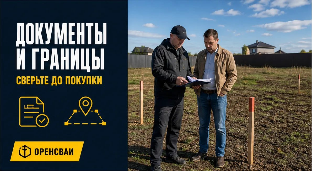 Проверка документов и границ перед покупкой участка под дом