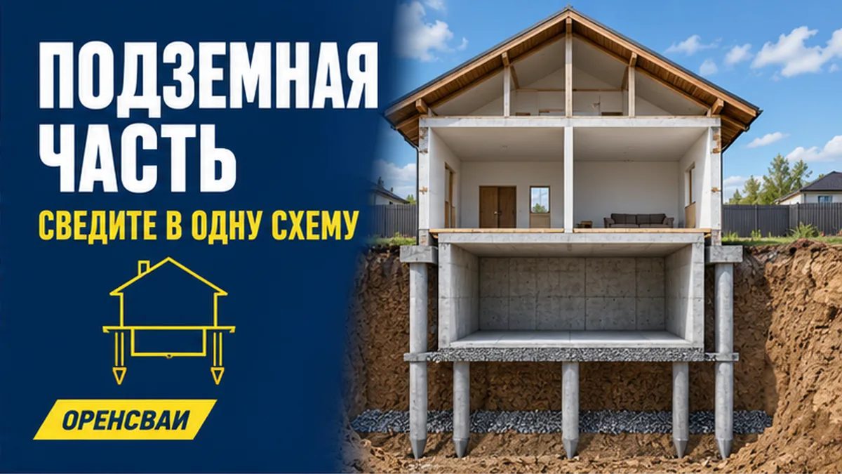 Определение нужного типа подземного помещения до выбора фундамента