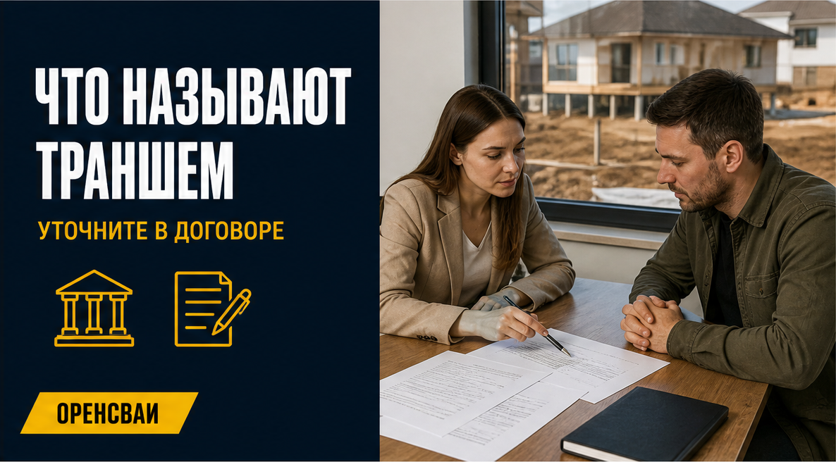 Покупатель и банковский специалист обсуждают график финансирования стройки; бумажные листы без читаемого текста