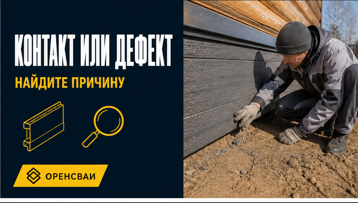 Специалист отличает контакт панели с грунтом от других повреждений