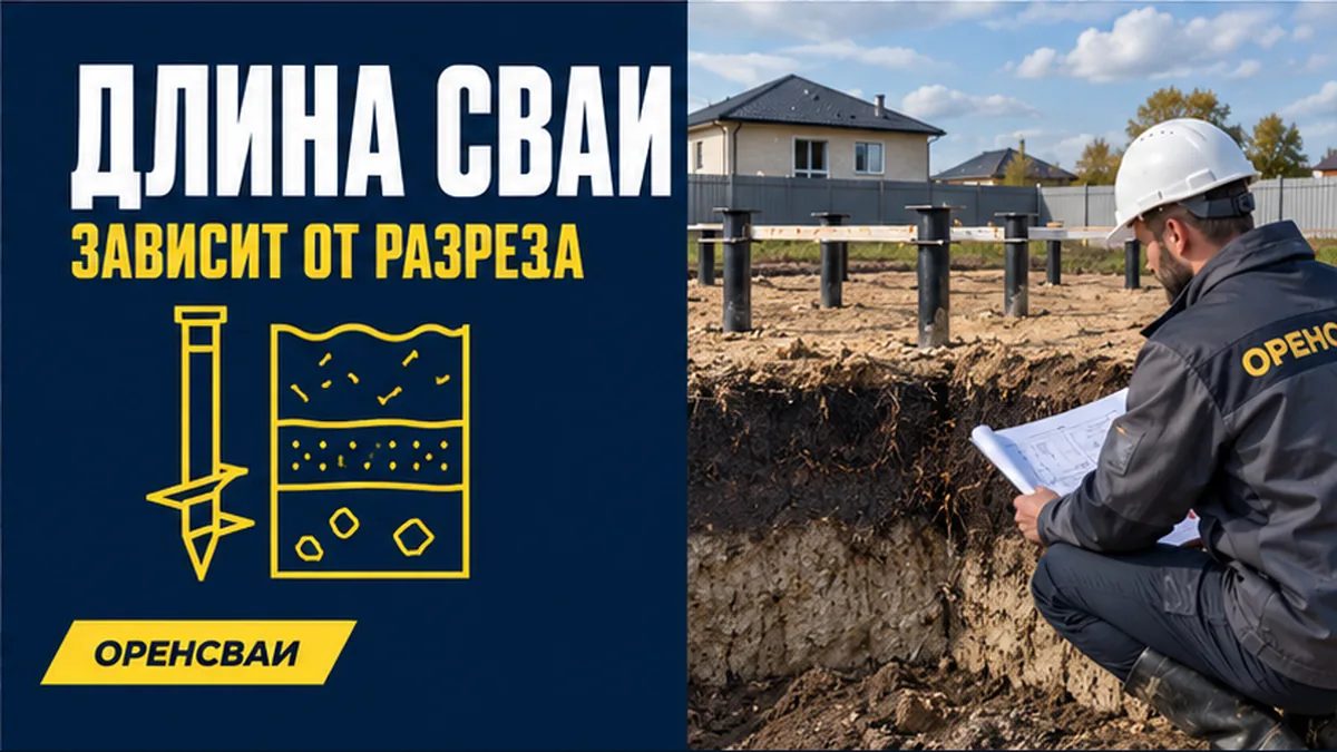 Сравнение вариантов фундамента после проверки разреза грунта