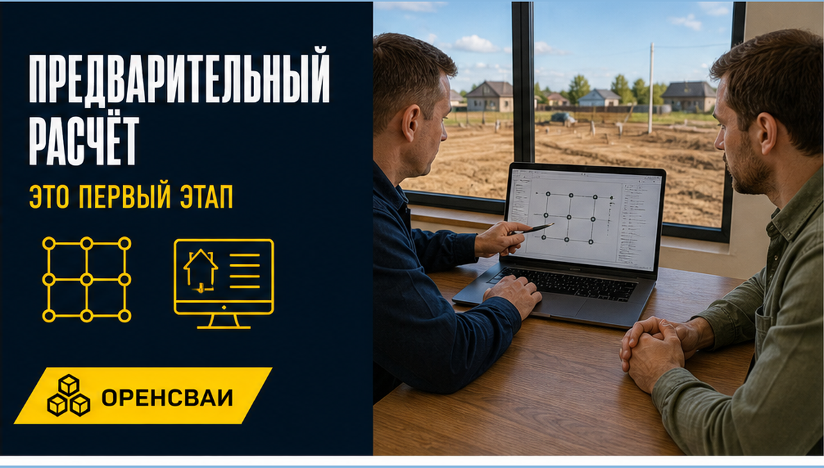 Обсуждение предварительного расчёта свайного поля с инженером