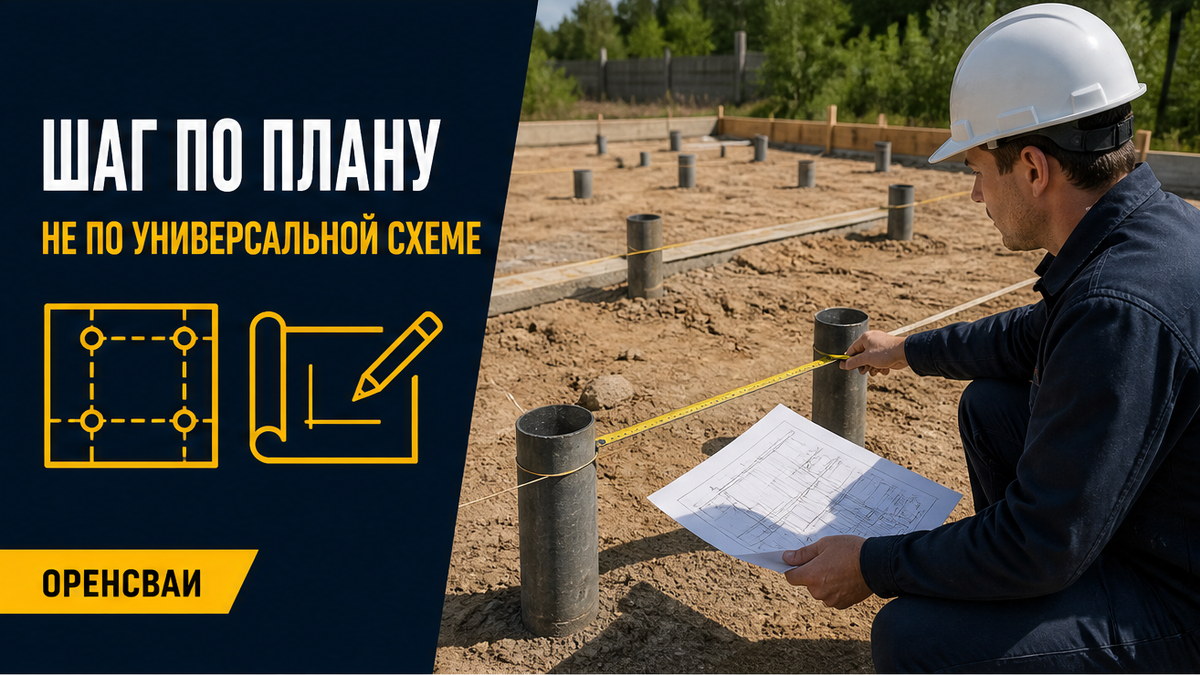 Инженер проверяет расчёт свайного поля по нагрузкам дома
