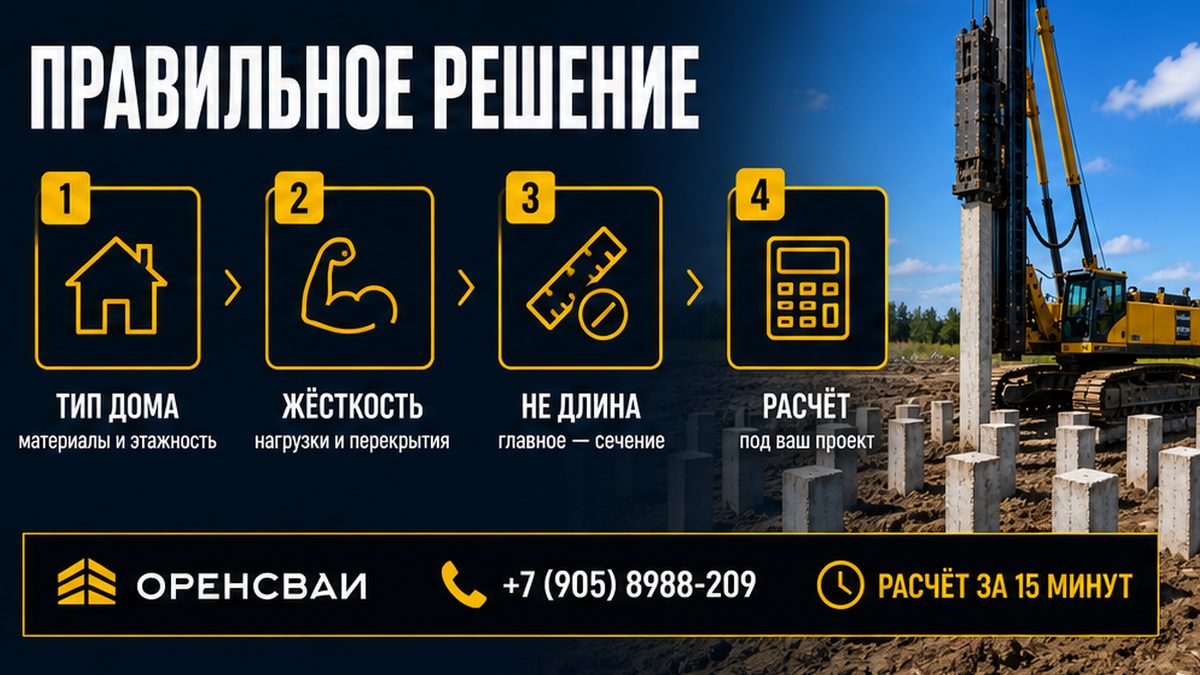 Четыре шага выбора сечения 150 или 200 и телефон расчёта поля +7 (905) 8988-209