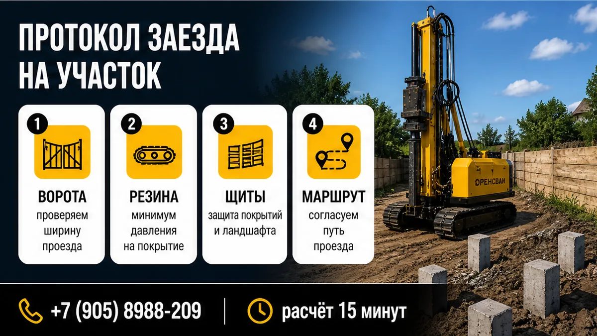 Чеклист приёмки мини-копра: ширина ворот, резиновые гусеницы, щиты, маршрут