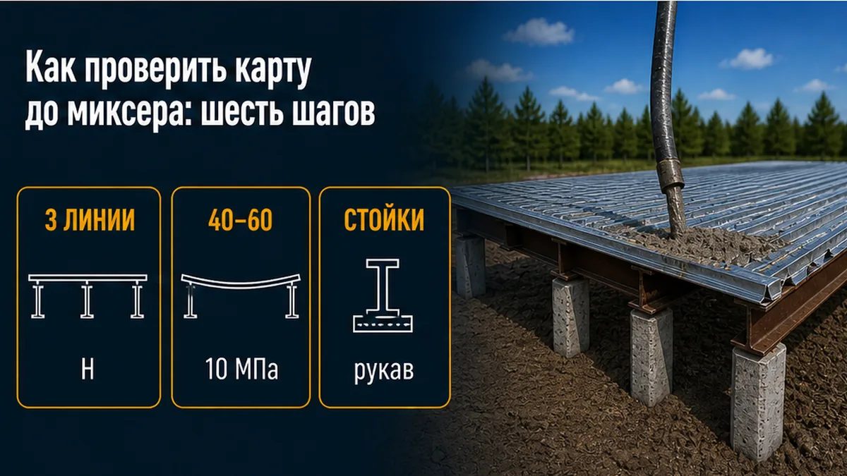 Шесть шагов: три линии, 40/60 мм, марка Н, стойки, стержни, выгрузка 0,5 кПа