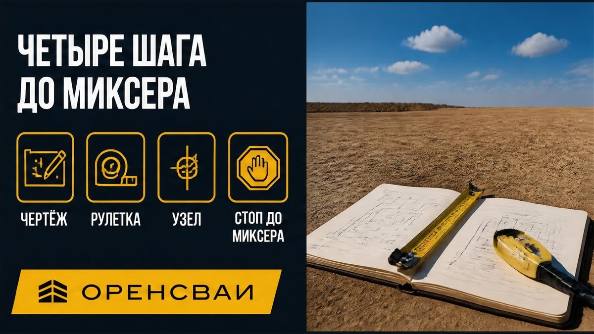 До миксера сверяют чертёж, рулетку и узел, затем стоп